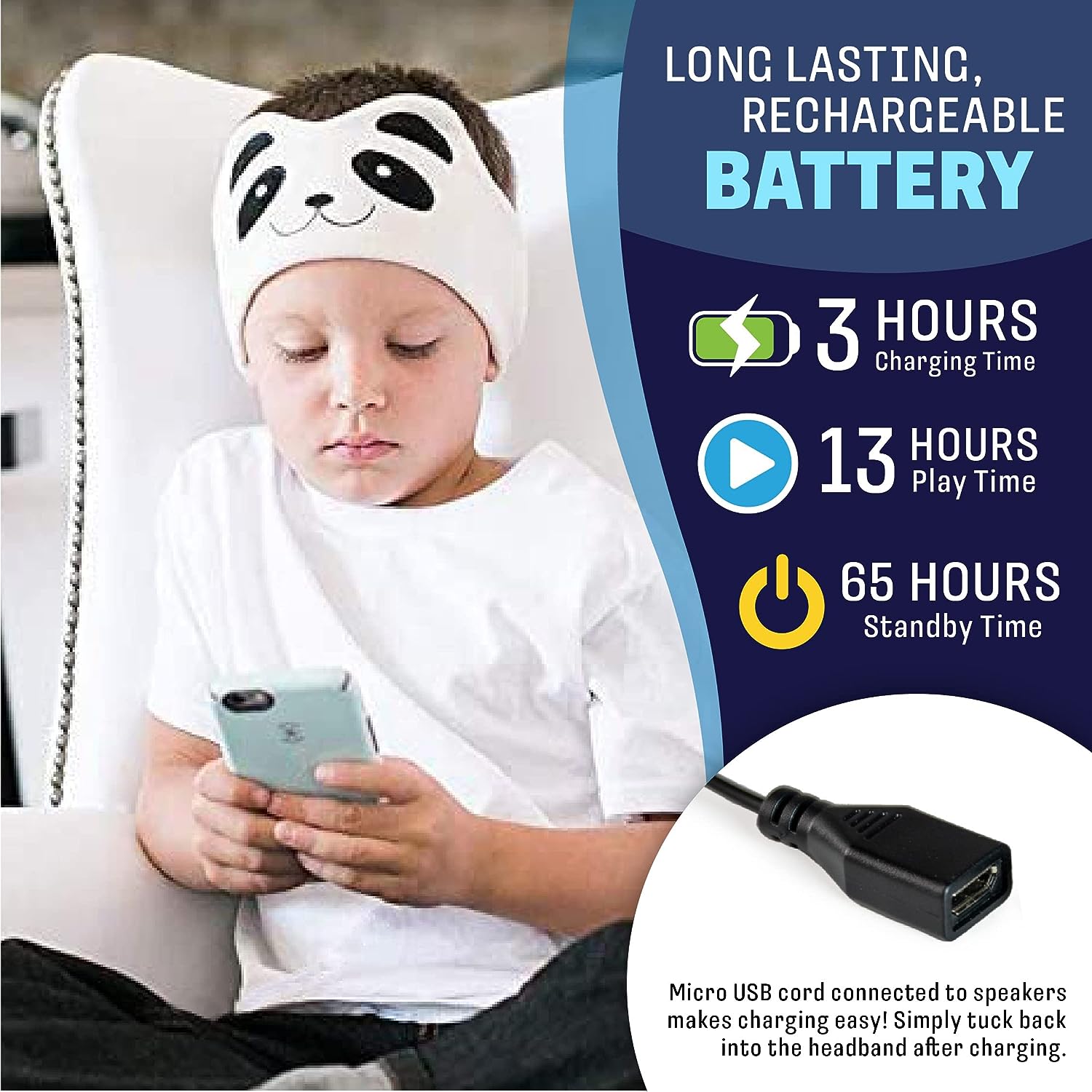 CozyPhones 3.0 Toddler & Kids Headband Headphones